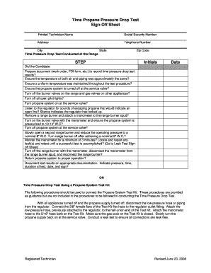 lp gas drop test form|propane drop test online.